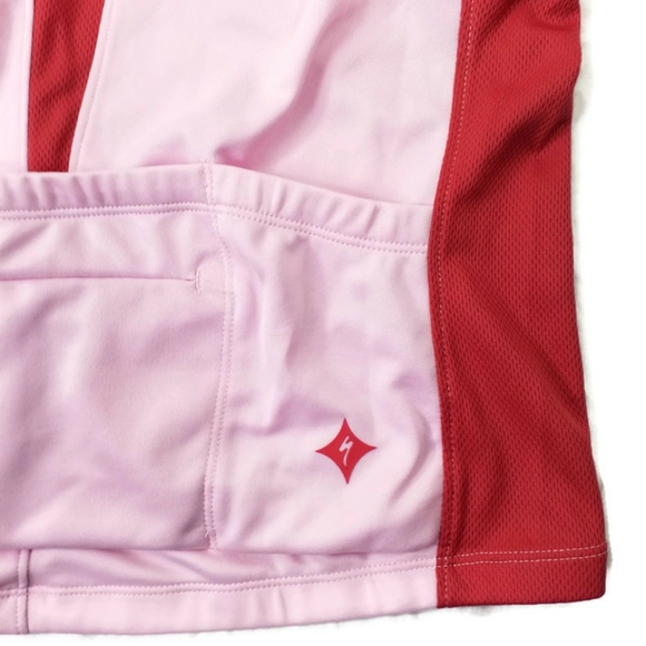 Specialized Cosa Jersey Pink Zip Front Sleeveless Cycling Shirt Womens Large - Picture 7 of 11